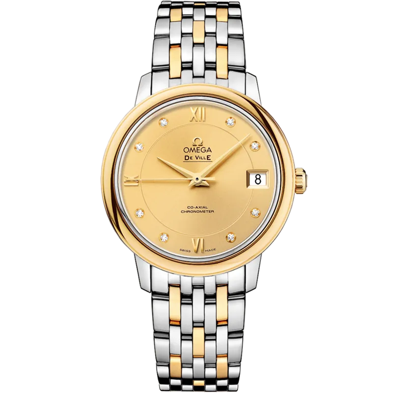 Omega De Ville Prestige 32.7 mm, steel - yellow gold on steel - yellow gold