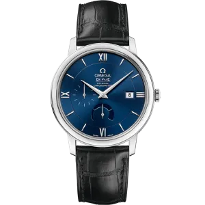 Omega De Ville Prestige 39.5 mm, steel on leather strap