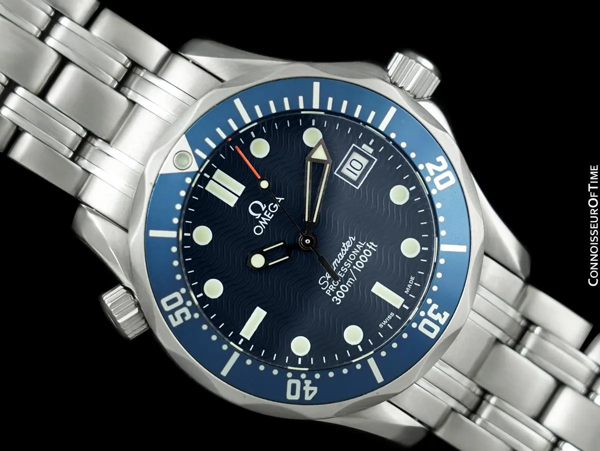 Omega James Bond Seamaster “Joe Biden’s” Midsize 300M Professional Diver, Stainless Steel Watch 2561.80.00 - Papers & Boxes