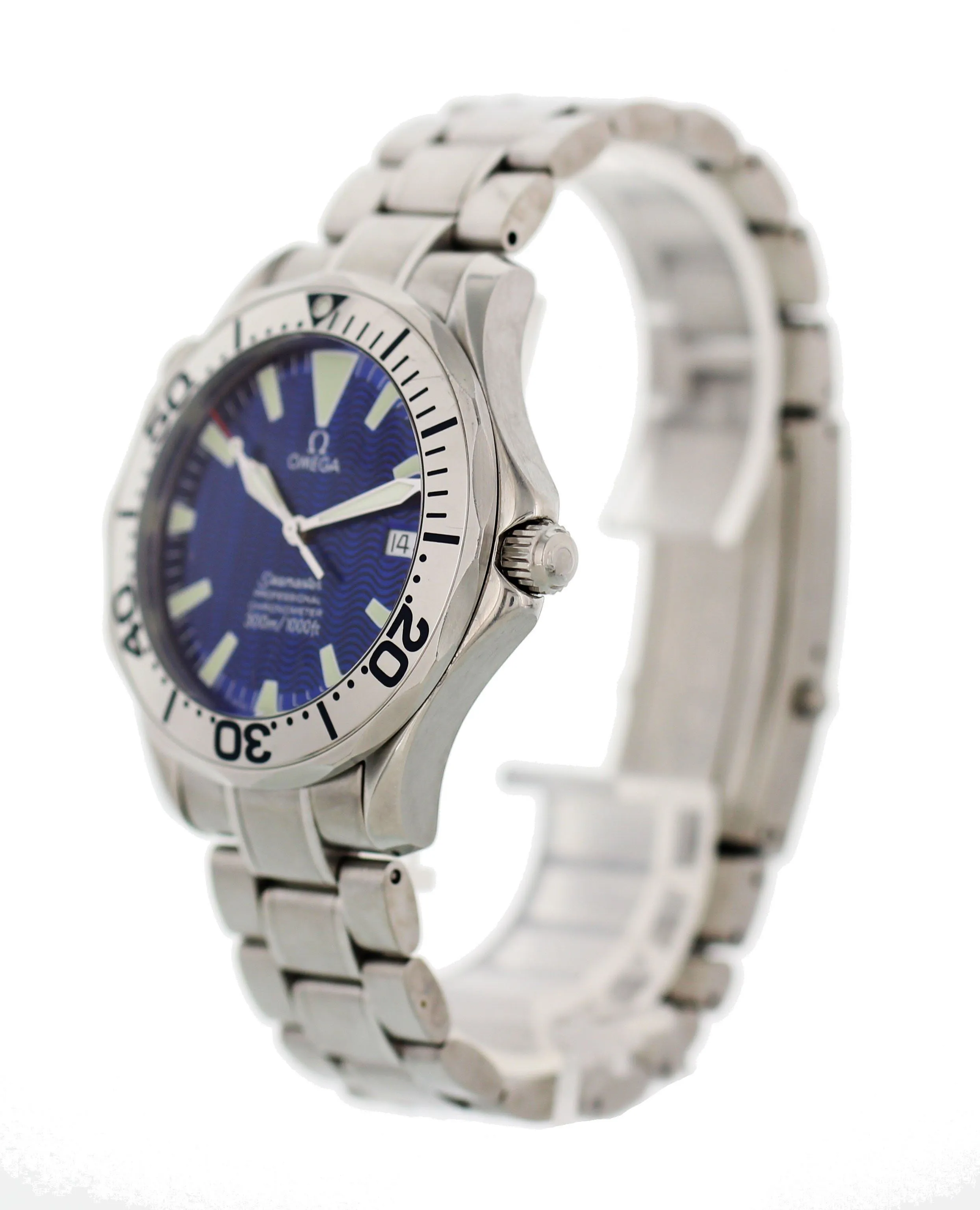 Omega Seamaster 2255.80.00 Automatic Electric Blue Dial