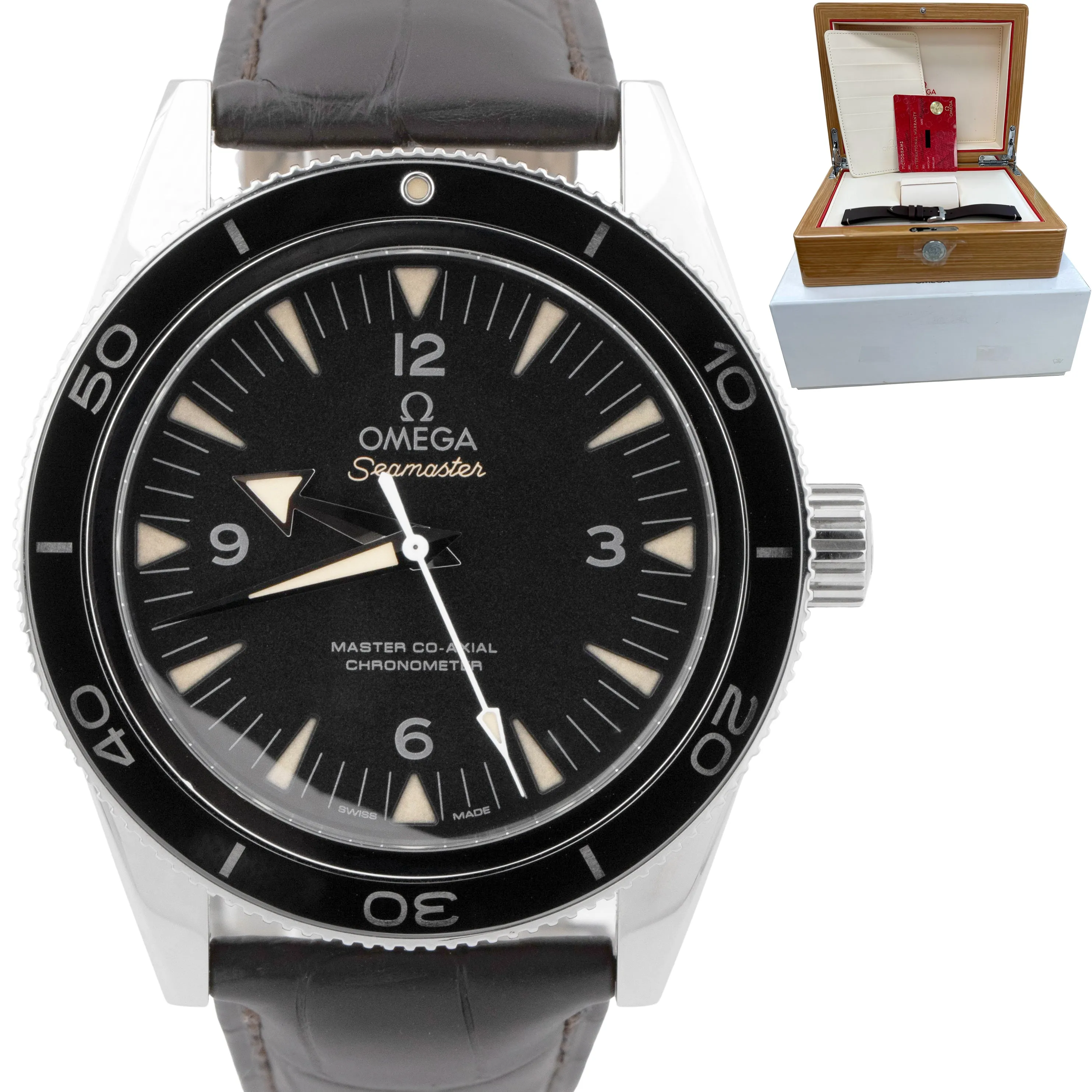 Omega Seamaster 300 Co-Axial 41mm Steel Black Watch 233.30.41.21.01.001 B P