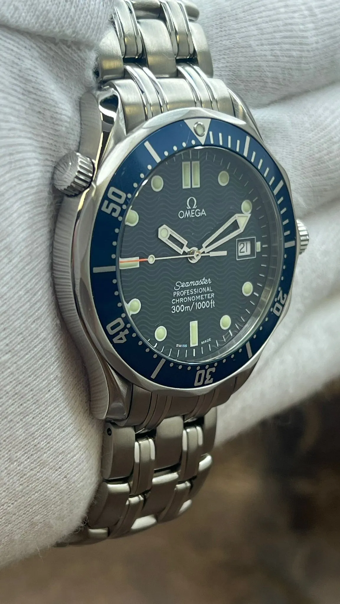 Omega Seamaster 300m 41mm 2531.80.00 Blue Dial Automatic Men's Watch