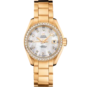 Omega Seamaster Aqua Terra 150M 30 mm, yellow gold on yellow gold