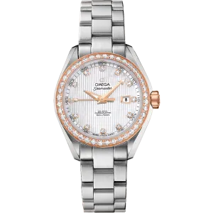 Omega Seamaster Aqua Terra 150M 34 mm, steel - red gold on steel