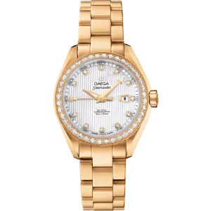 Omega Seamaster Aqua Terra 150M 34 mm, yellow gold on yellow gold