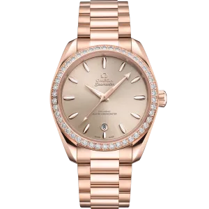 Omega Seamaster Aqua Terra Shades 38 mm, Sedna™ gold on Sedna™ gold