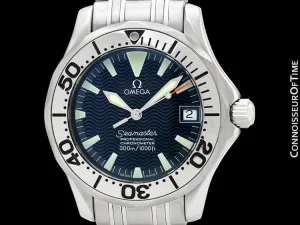 Omega Seamaster Midsize 300M Professional Diver Chronometer Limited Edition Jacques Mayol Watch, Stainless Steel - 2263.80.00