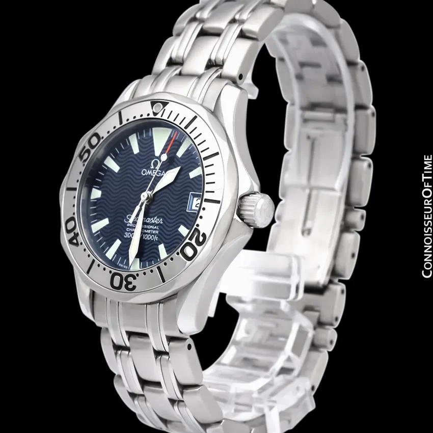 Omega Seamaster Midsize 300M Professional Diver Chronometer Limited Edition Jacques Mayol Watch, Stainless Steel - 2263.80.00