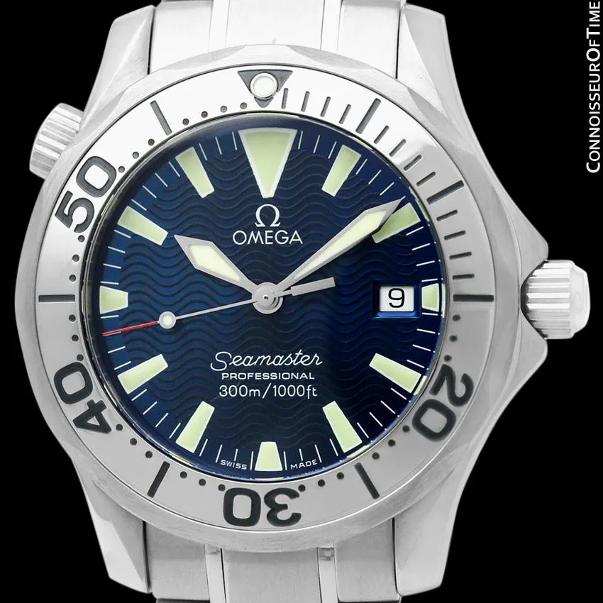 Omega Seamaster Midsize 300M Professional Divers (James Bond Style) Watch, Stainless Steel - 2263.80.00