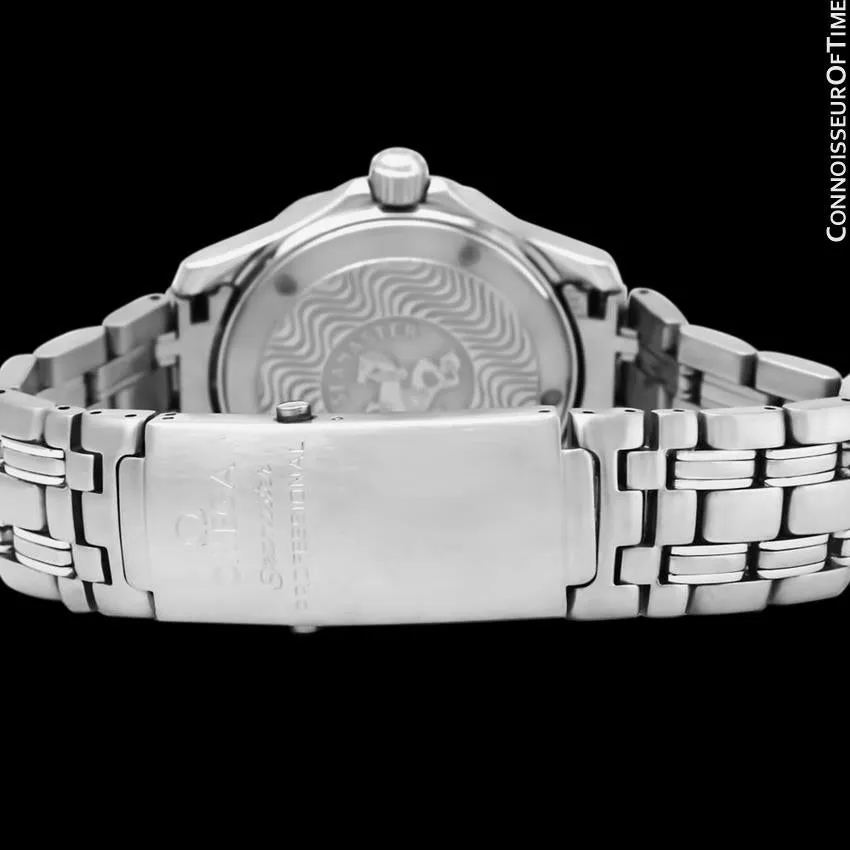 Omega Seamaster Midsize 300M White (James Bond Style) Professional Divers Watch, Stainless Steel - 2562.20.00
