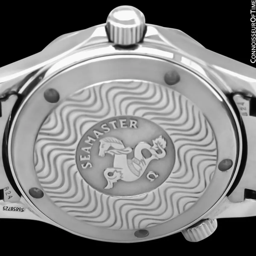 Omega Seamaster Midsize 300M White (James Bond Style) Professional Divers Watch, Stainless Steel - 2562.20.00