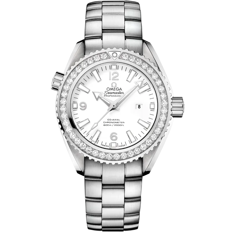 Omega Seamaster Planet Ocean 600M 37.5 mm, steel on steel