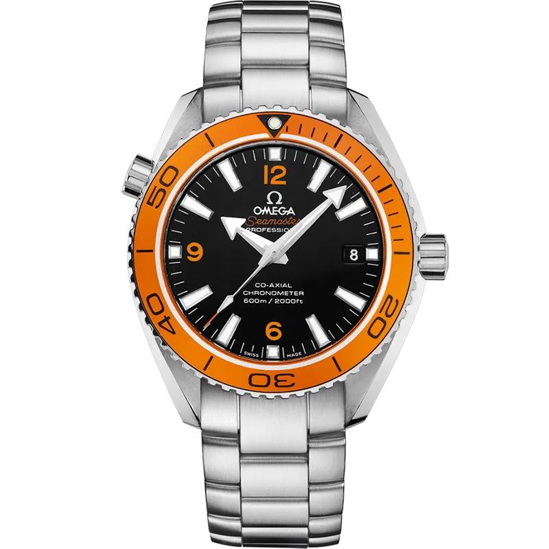 Omega Seamaster Planet Ocean 600M 42 mm, steel on steel