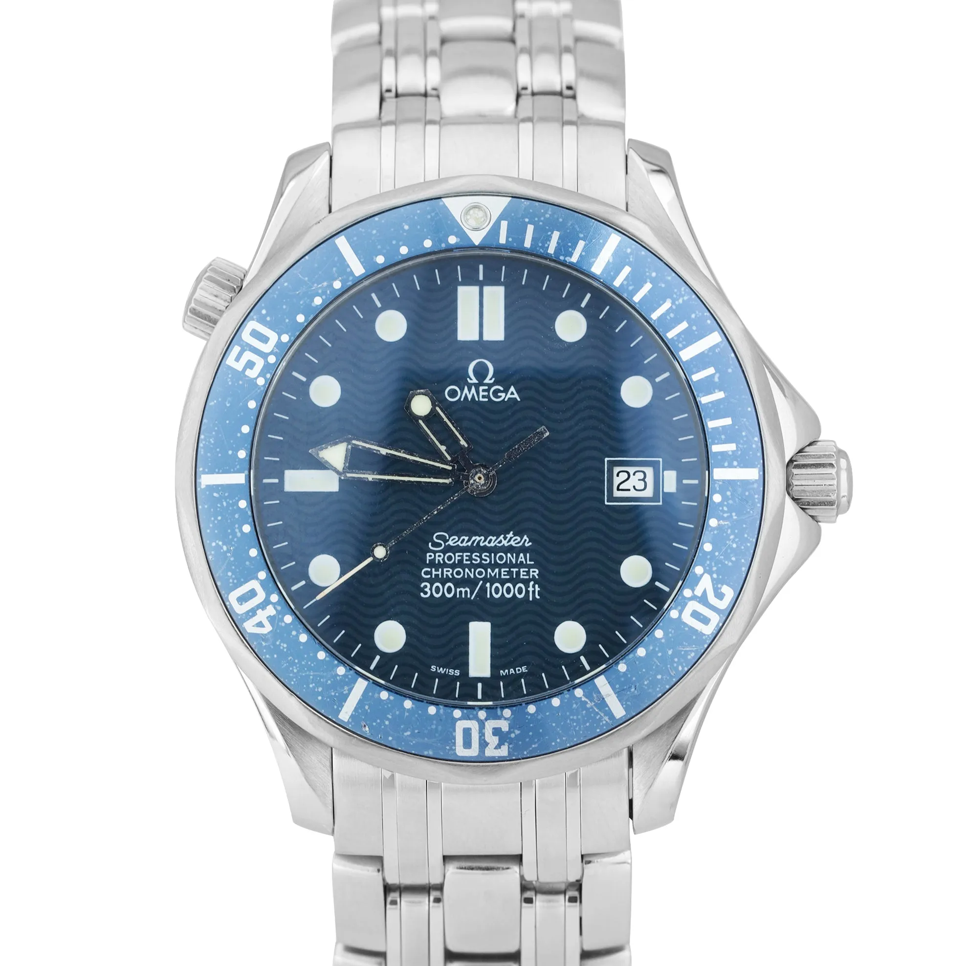 OMEGA Seamaster Professional 300 Blue Wave Automatic Steel 41mm Watch 2531.80