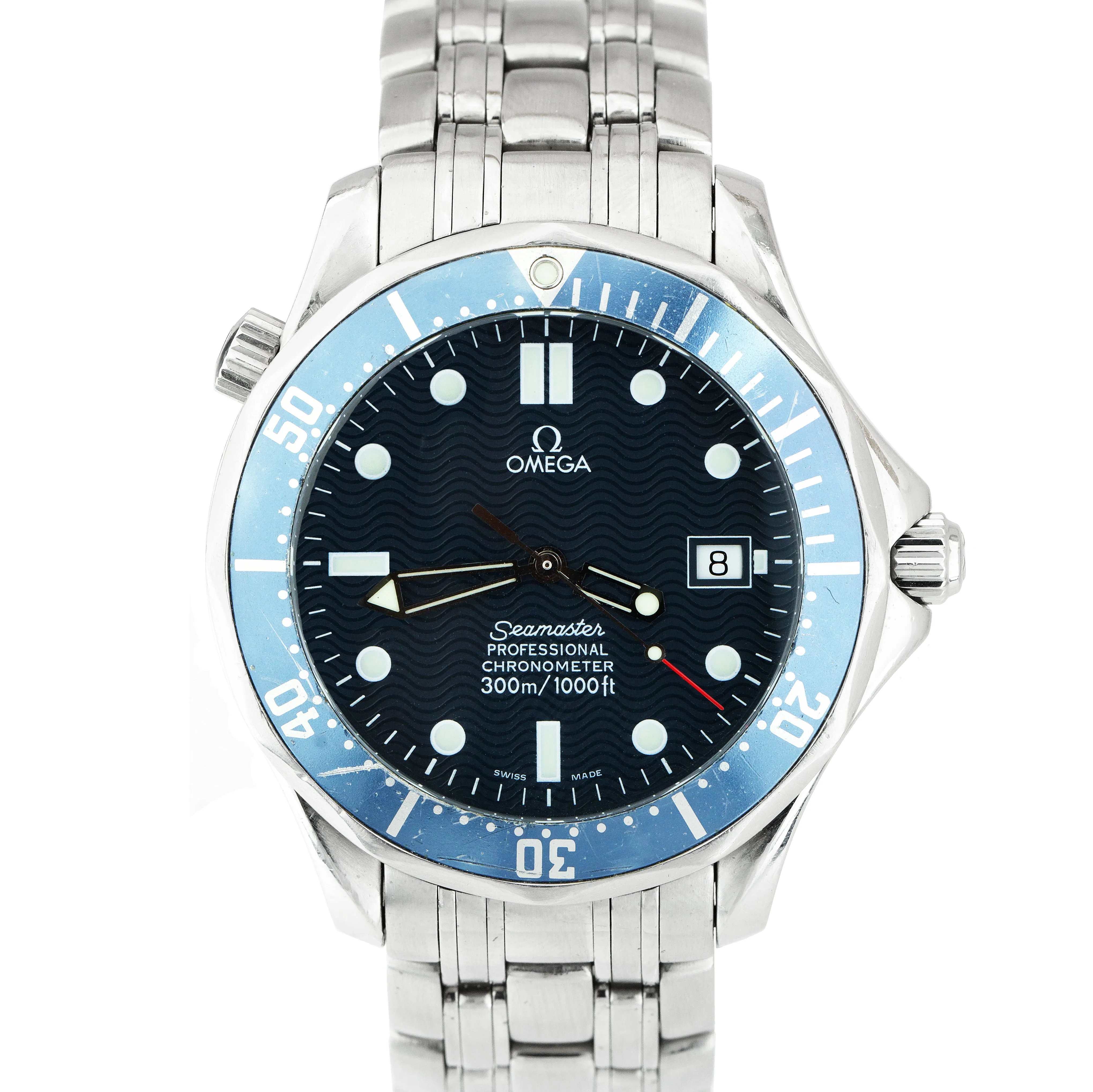 OMEGA Seamaster Professional 300 Blue Wave Steel Automatic 41mm Watch 2531.80