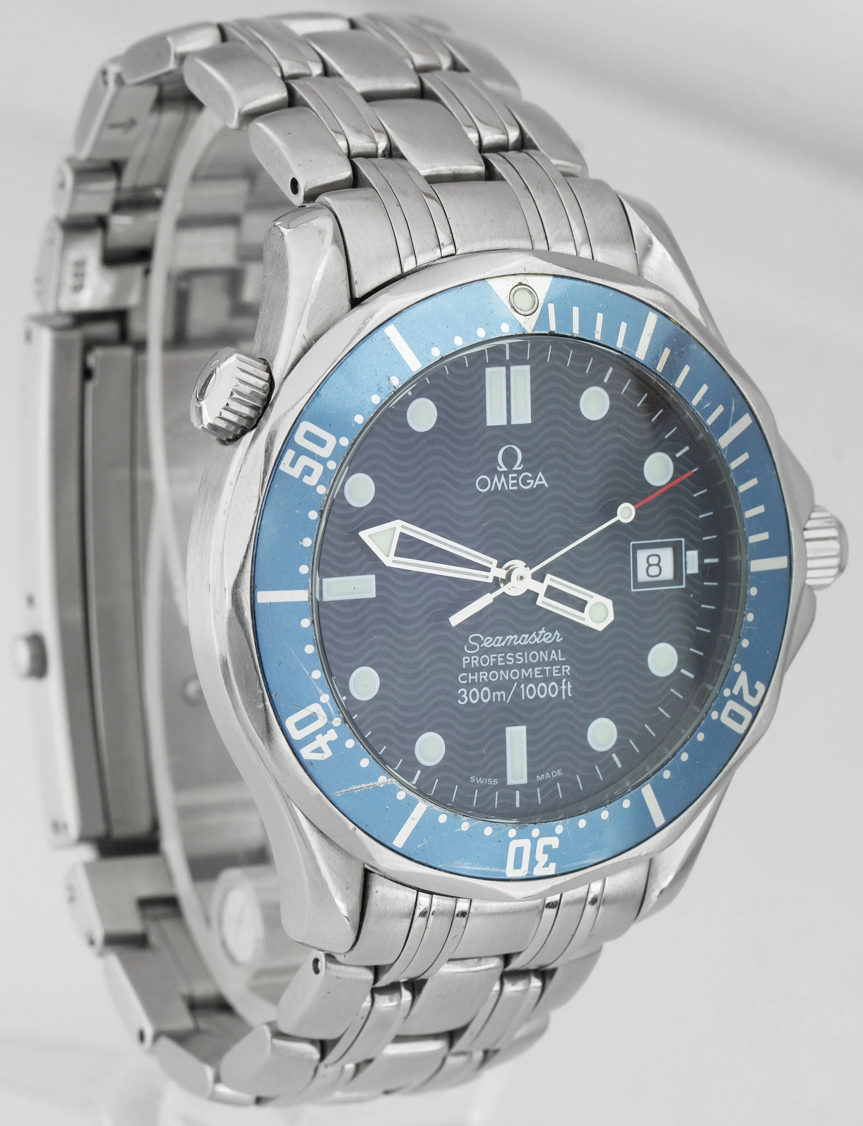 OMEGA Seamaster Professional 300 Blue Wave Steel Automatic 41mm Watch 2531.80