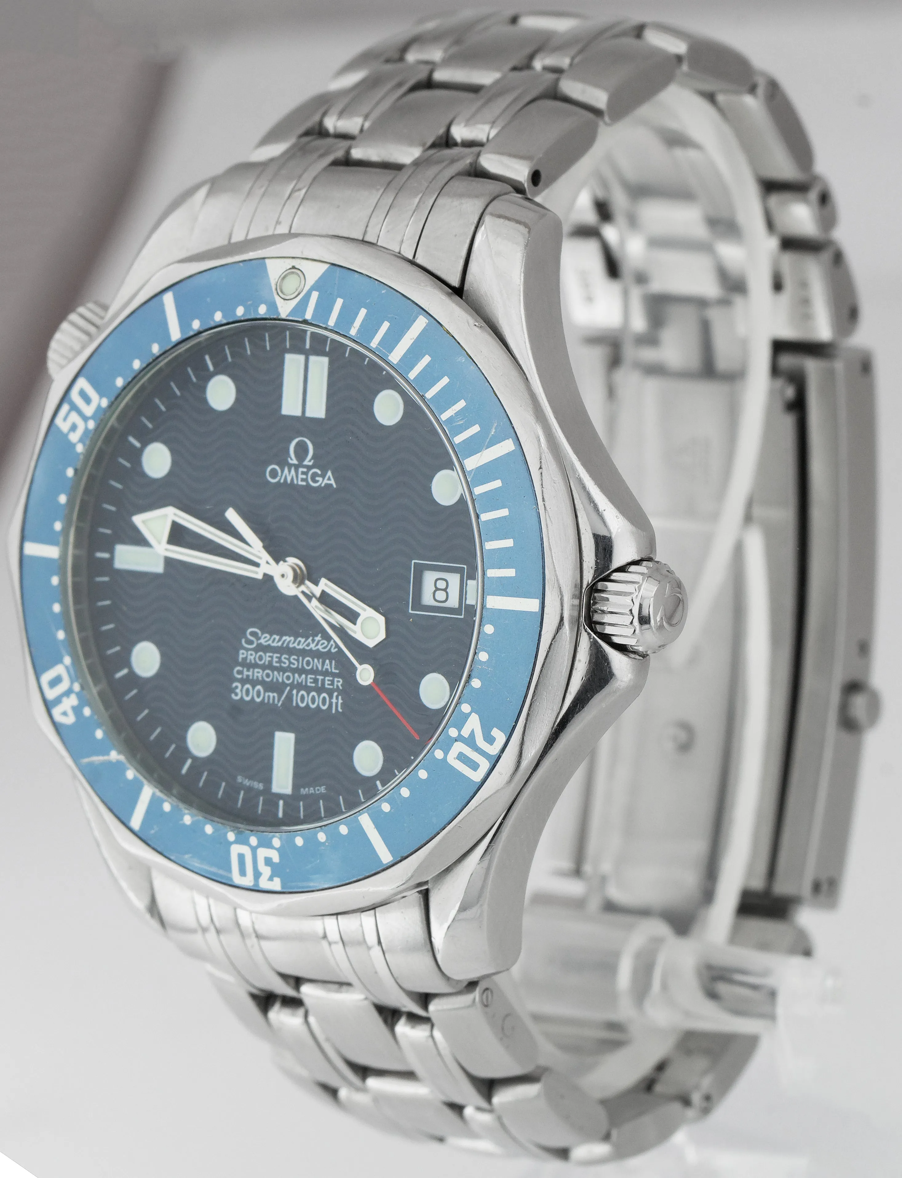 OMEGA Seamaster Professional 300 Blue Wave Steel Automatic 41mm Watch 2531.80