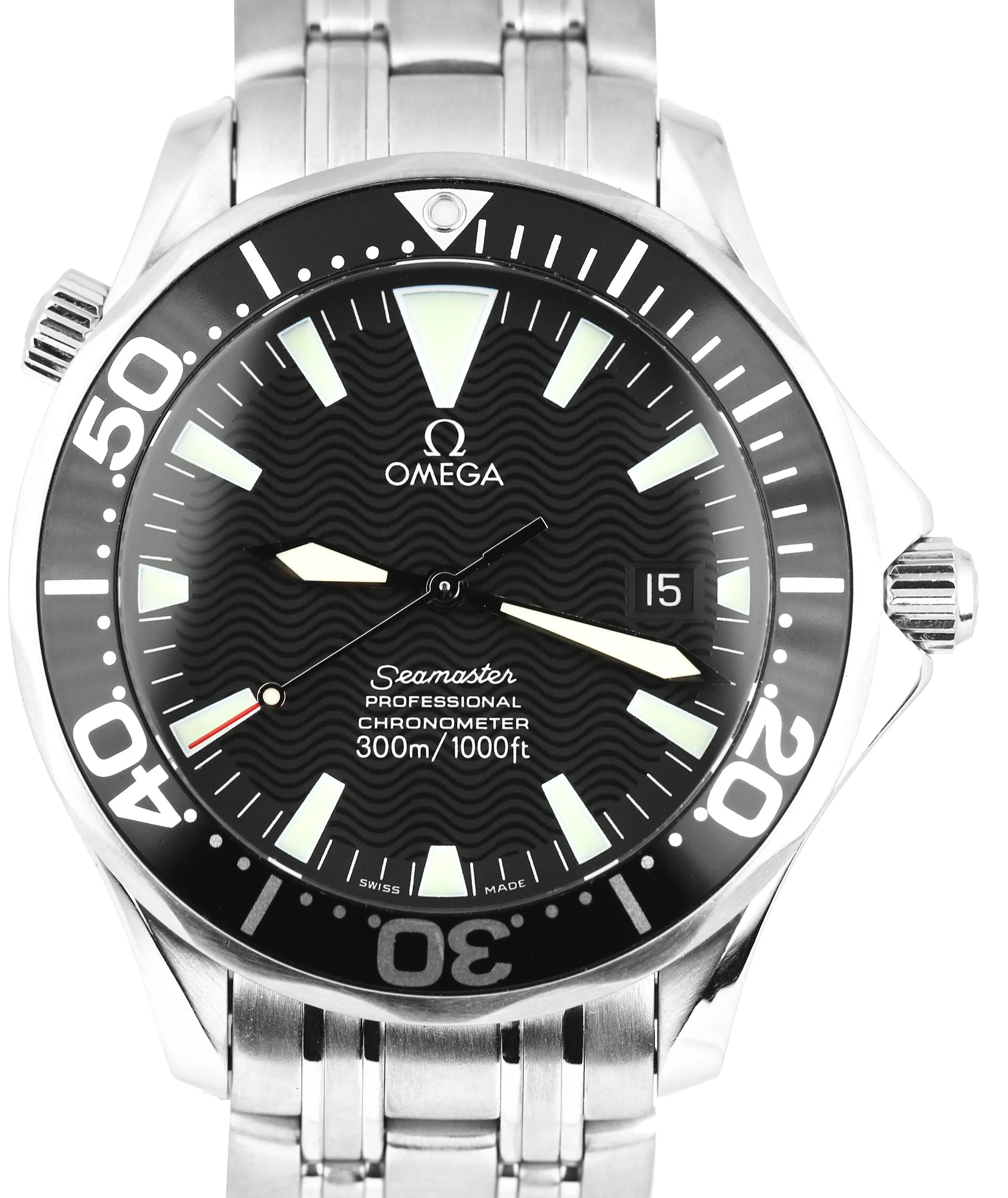 Omega Seamaster Professional Sword Hands Black 300M 2254.50 41mm Automatic Watch