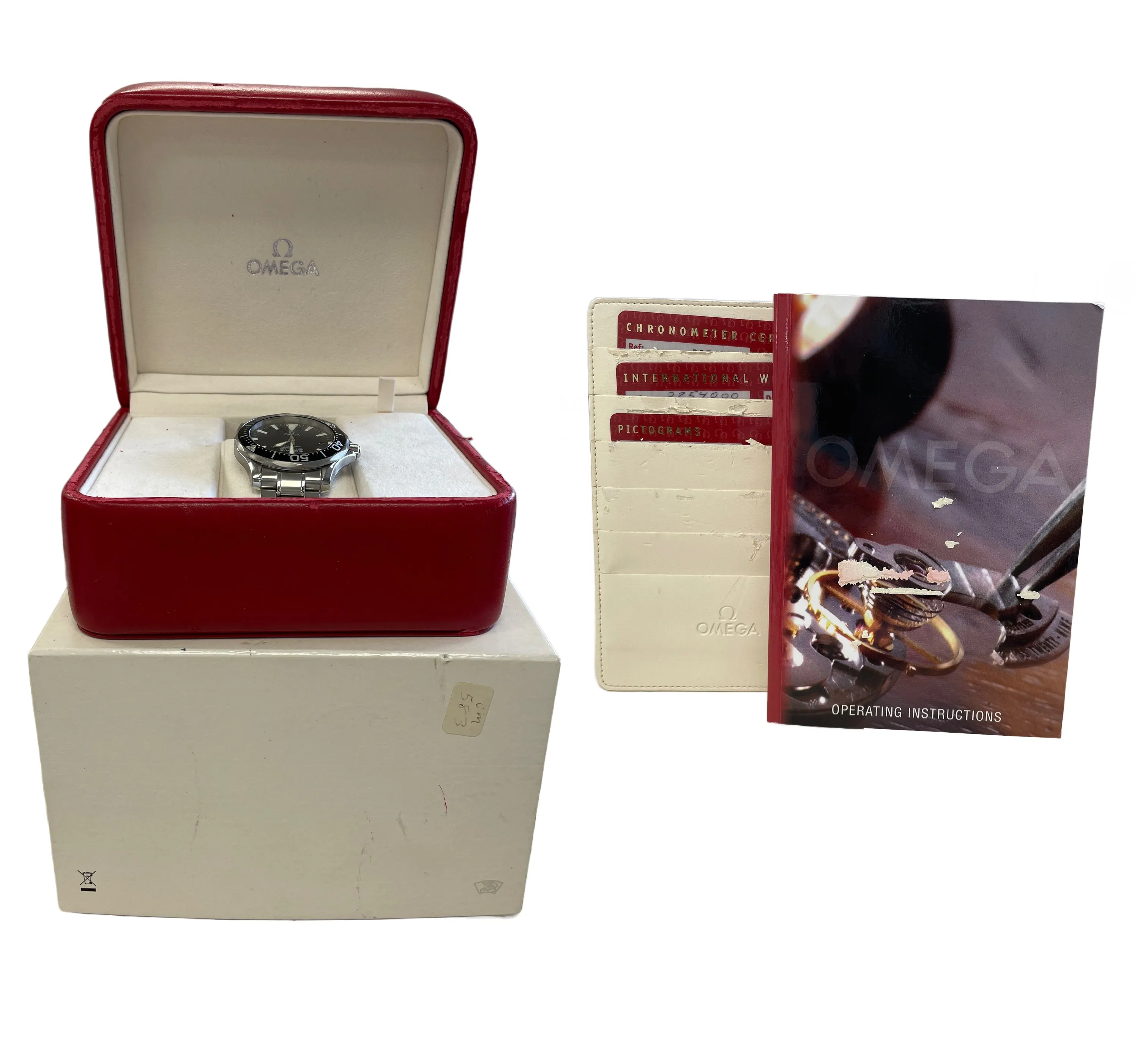 Omega Seamaster Professional Sword Hands Black 300M 2254.50 41mm Automatic Watch