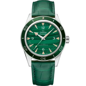 Omega Seamaster Seamaster 300 41 mm, platinum on leather strap