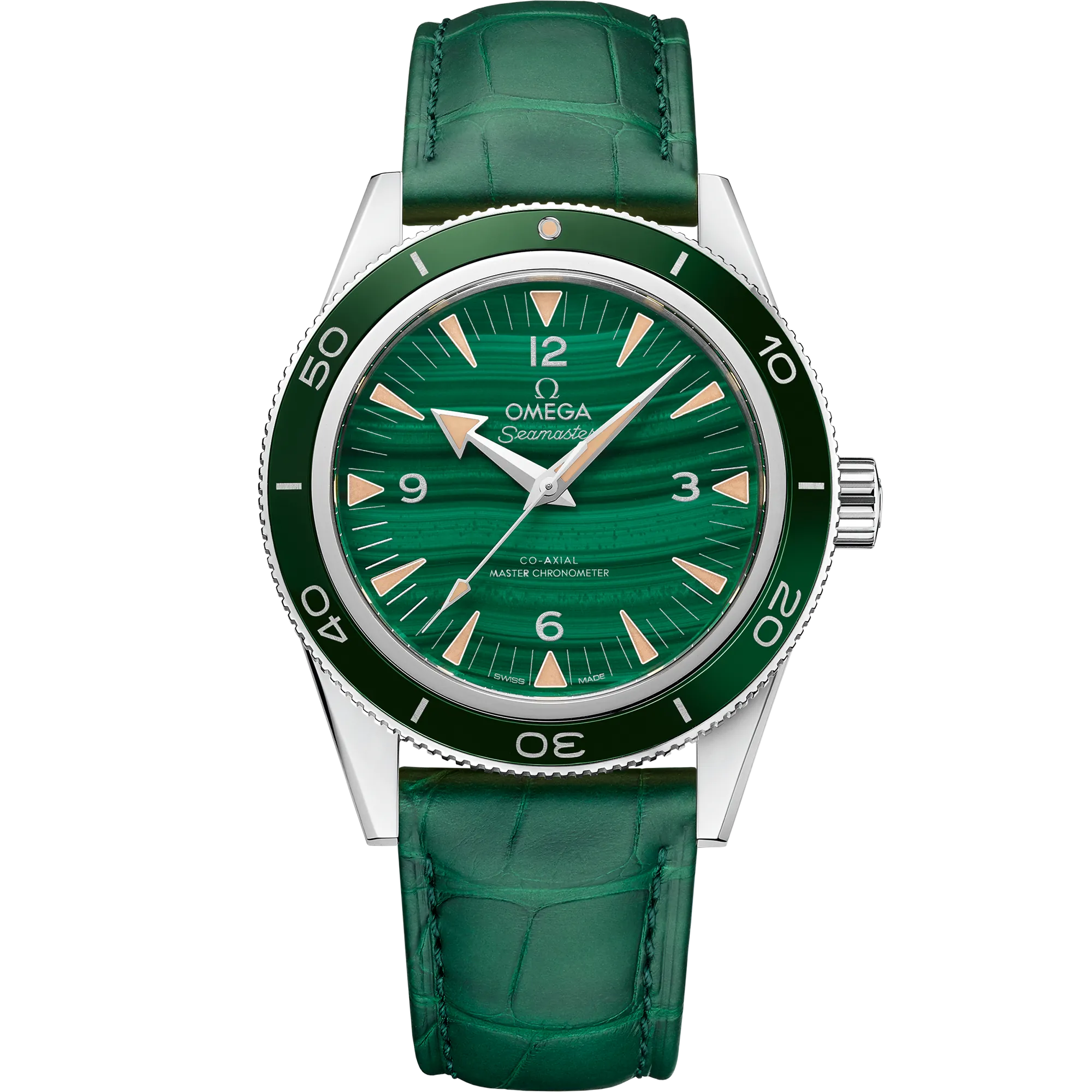 Omega Seamaster Seamaster 300 41 mm, platinum on leather strap