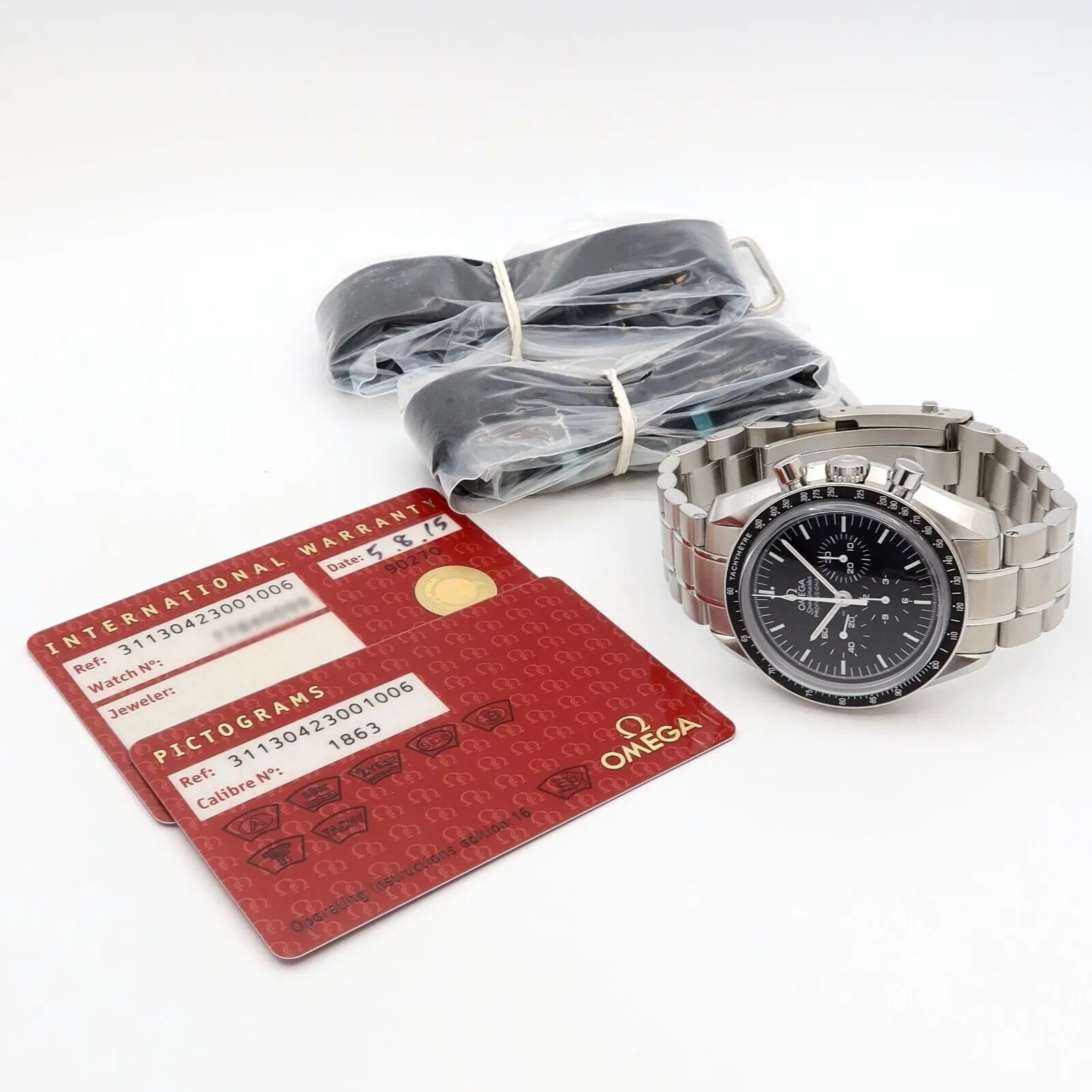 Omega Speedmaster Professional Moonwatch Black Dial Steel 311.30.42.30.01.006