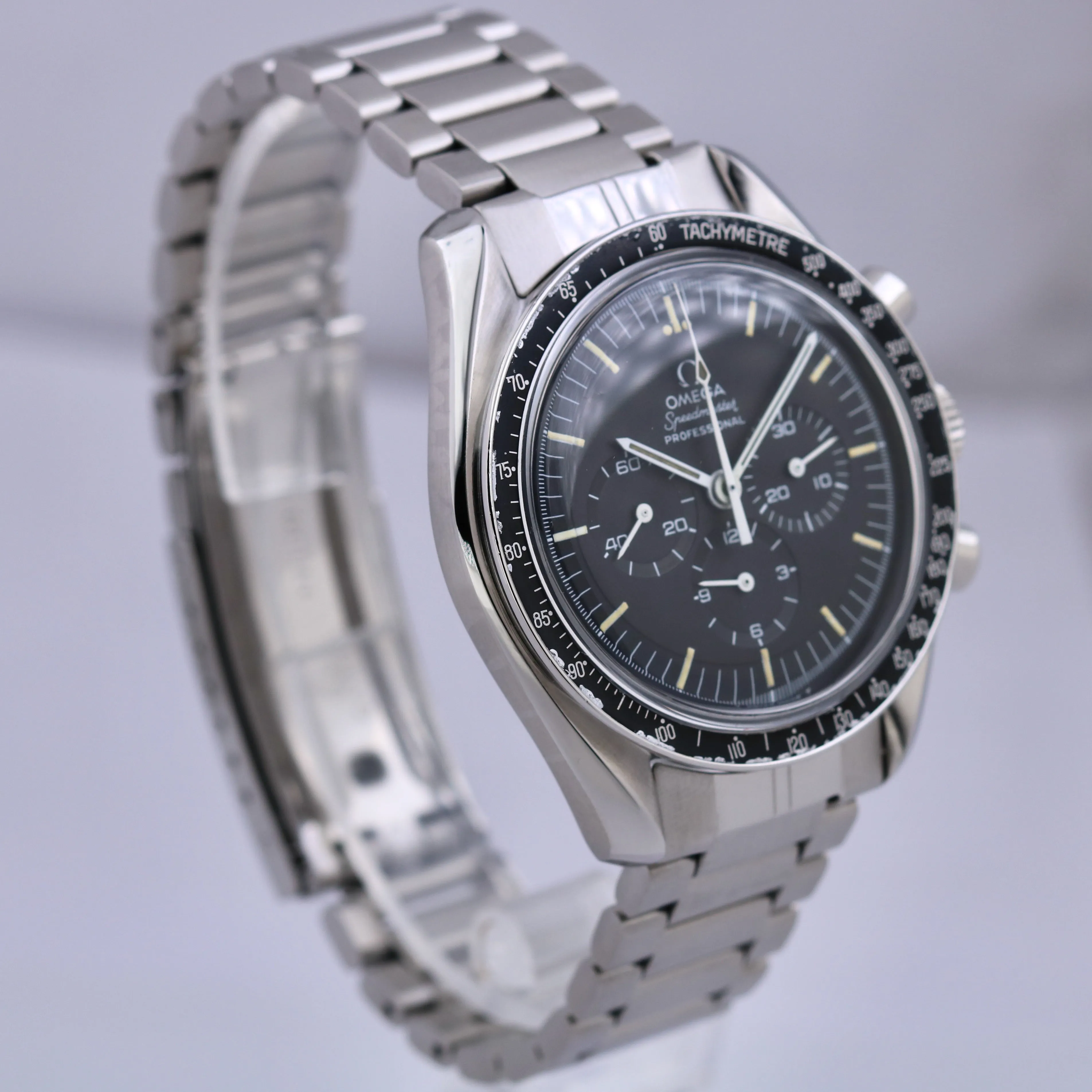 Omega Speedmaster Professional STRAIGHT WRITING 42mm Steel Moon Watch 145.022