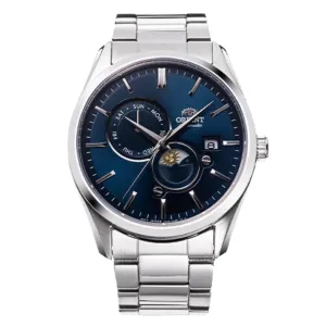 Orient RA-AK0308L Contemporary Sun & Moon Blue Dial Automatic Casual Mens Watch
