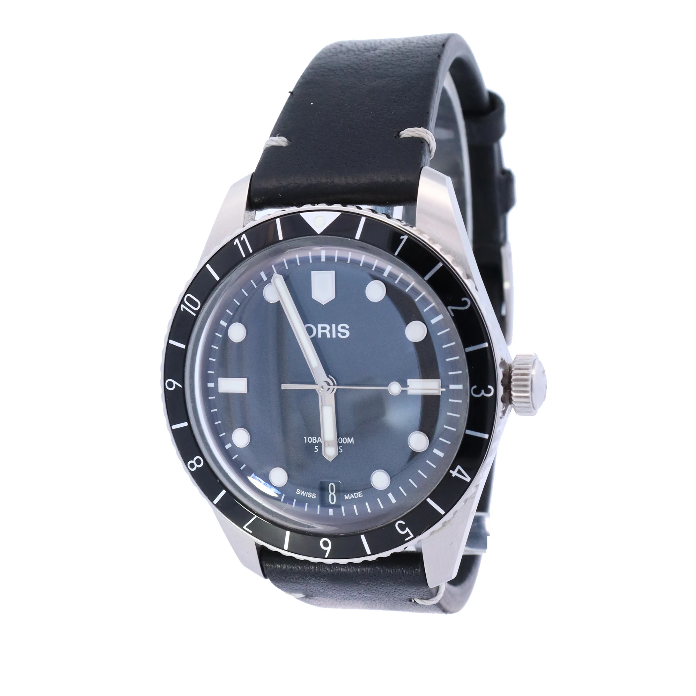 Oris Diver Sixty-Five Stainless Steel 40mm Black Dot Dial Watch | Ref# 0140077724054