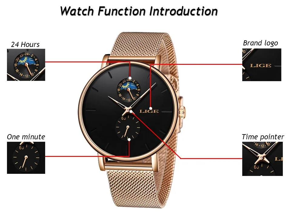 Over The Moon  Thin Watch for men!!