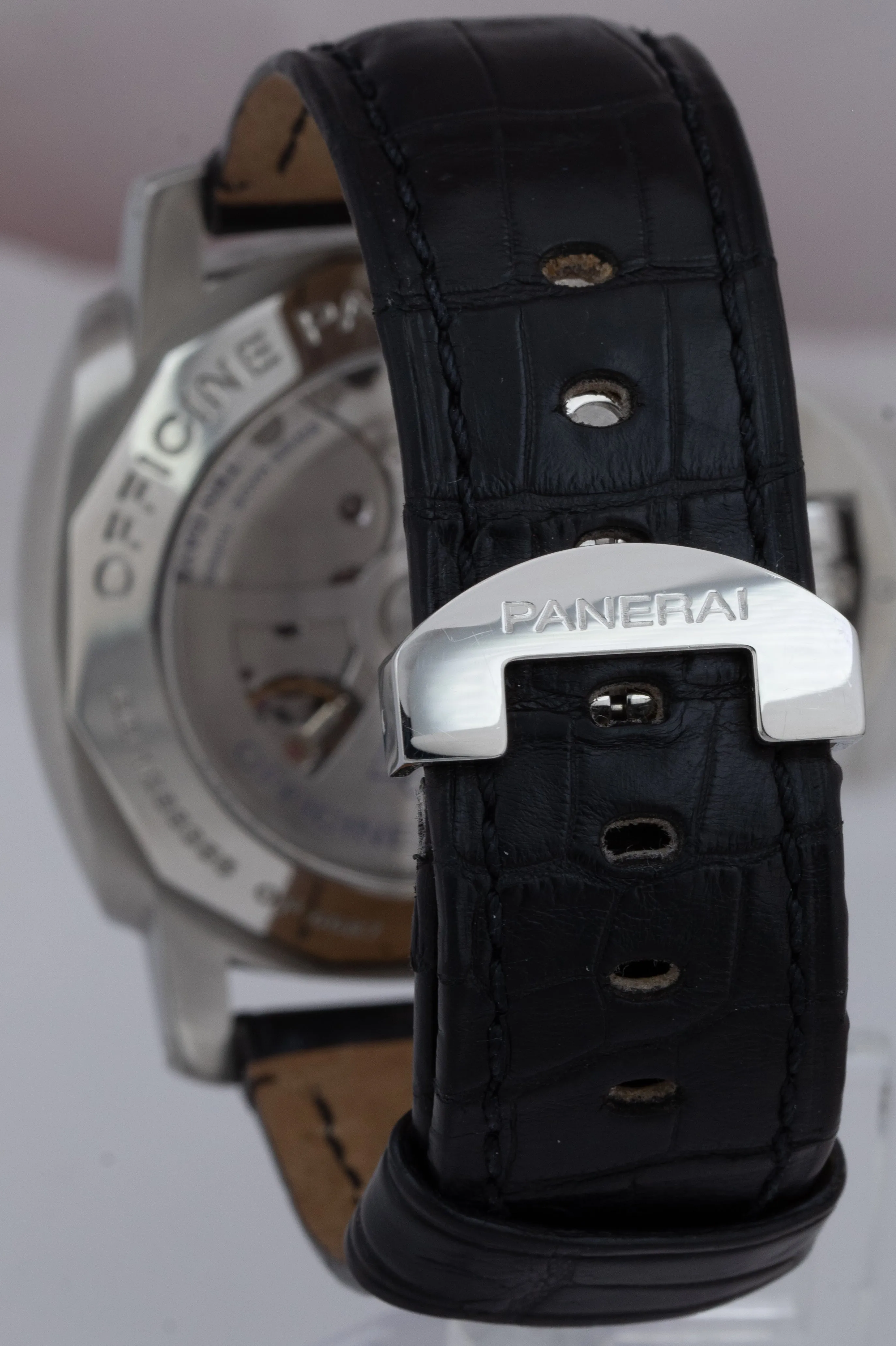 Panerai Luminor GMT 1950 PAM 270 10 Days Date Black Steel 44mm Watch PAM00270