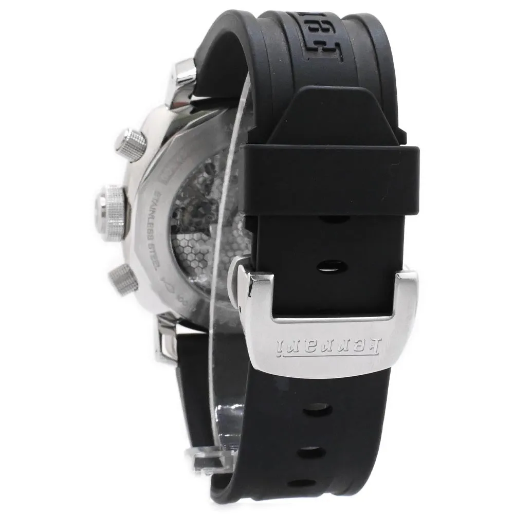 Panerai Men's Ferrari Rattrapante Stainless Steel 45mm Black Chronograph Texture Dial Watch Reference: FER00005