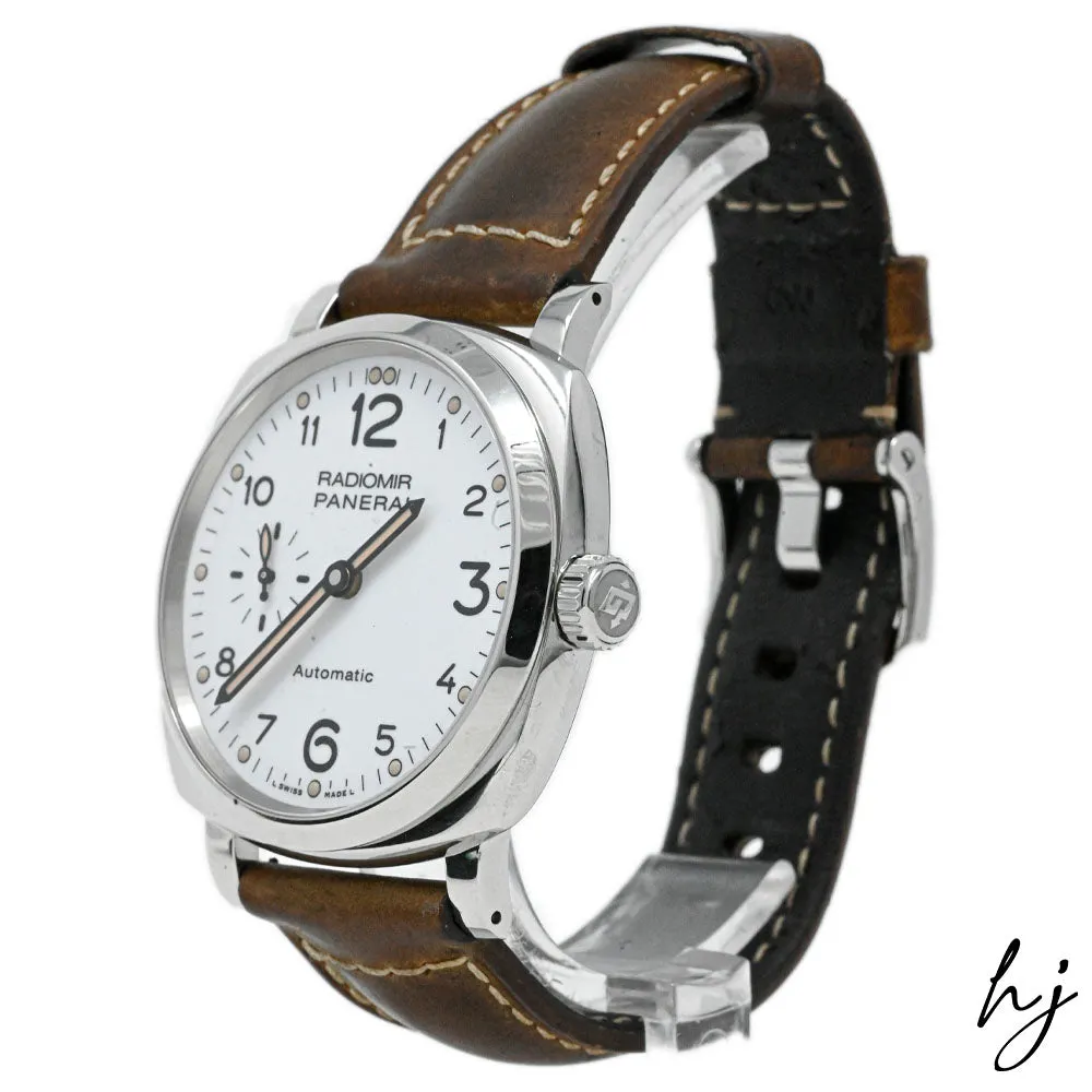 Panerai Men's Radiomir 42mm White Dial Watch Ref #: PAM00655