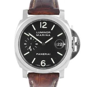 Panerai PAM 48 40mm Luminor Marina Date Stainless Steel Automatic Watch PAM00048