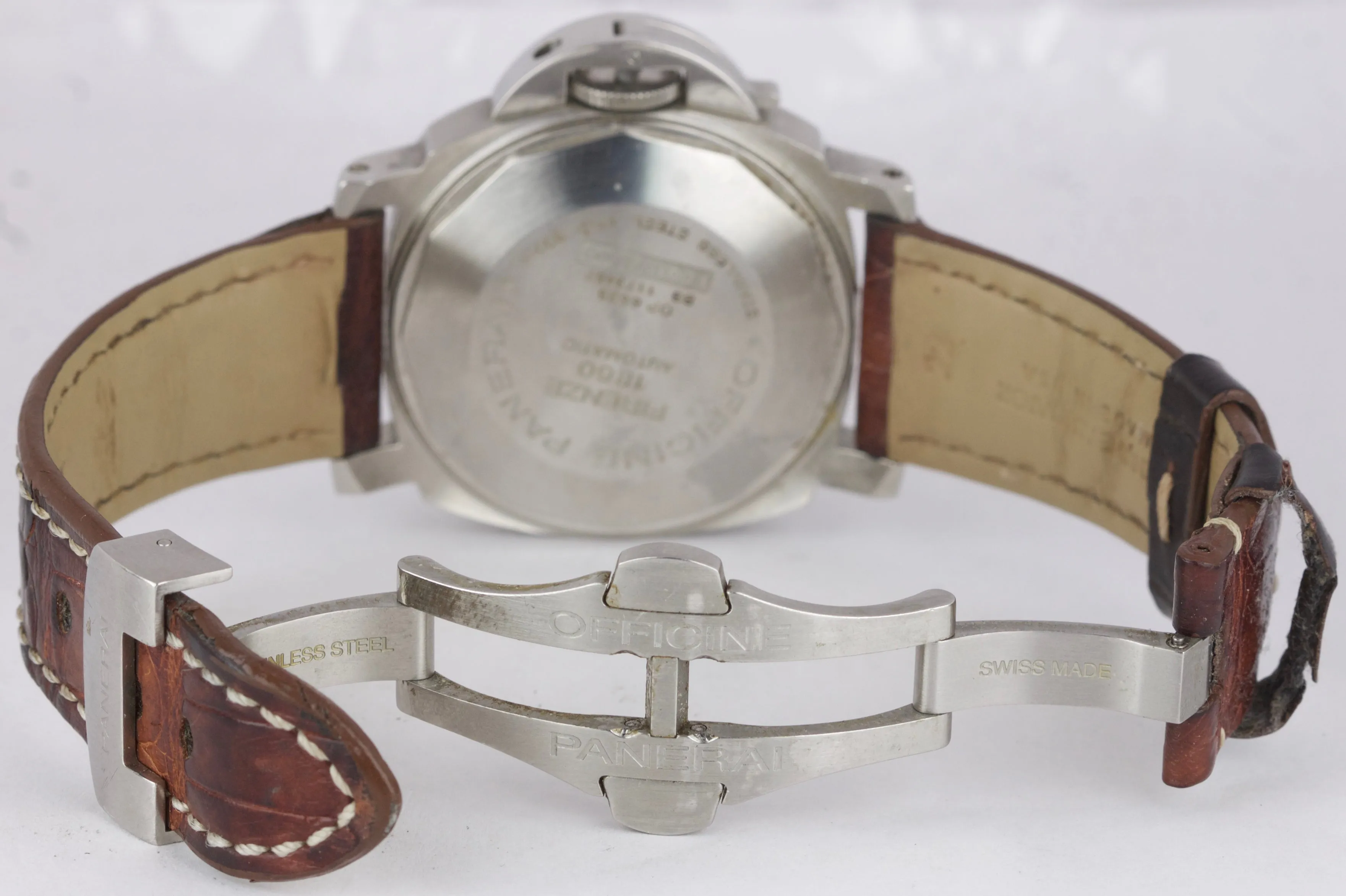 Panerai PAM 48 40mm Luminor Marina Date Stainless Steel Automatic Watch PAM00048