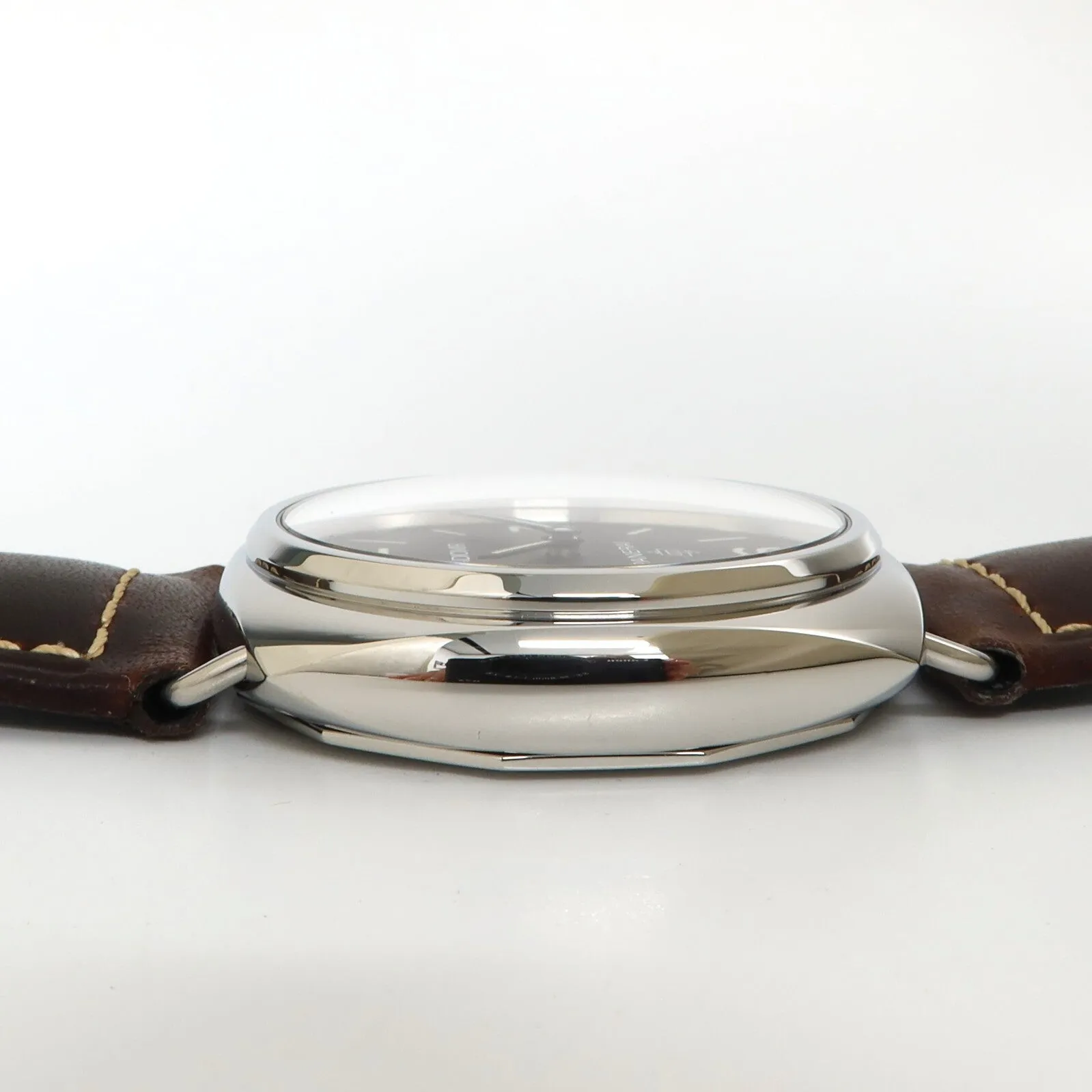 Panerai Radiomir Black Dial Stainless Steel Manual Wind 45MM Leather PAM00753