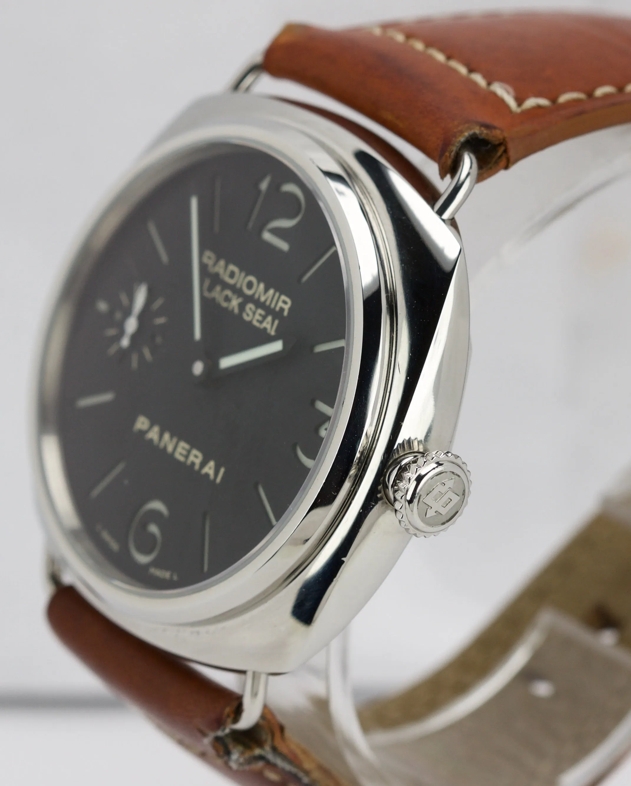 Panerai Radiomir Black Seal Open Back PAM 183 H Black Manual 45mm Watch PAM00183