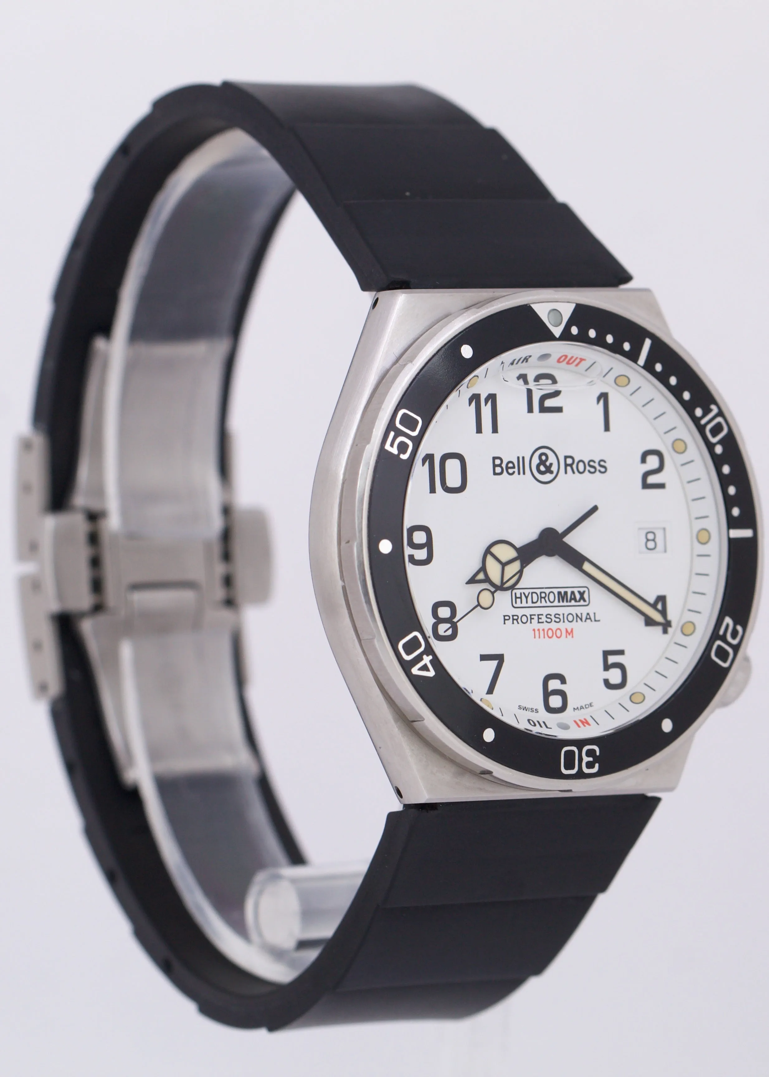 PAPERS Bell & Ross HydroMax Professional PAPERS Steel 39mm Quartz 11100M B P