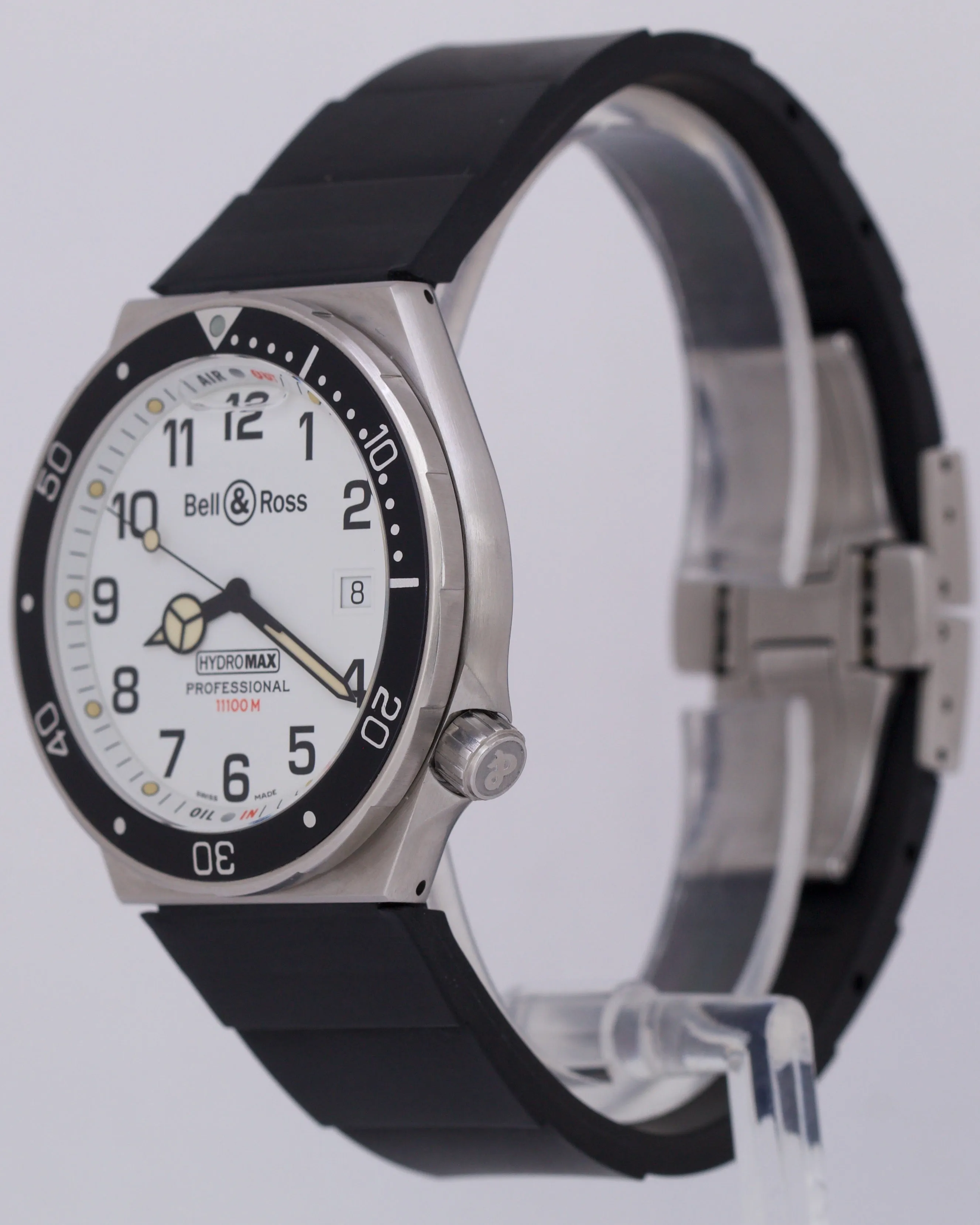 PAPERS Bell & Ross HydroMax Professional PAPERS Steel 39mm Quartz 11100M B P