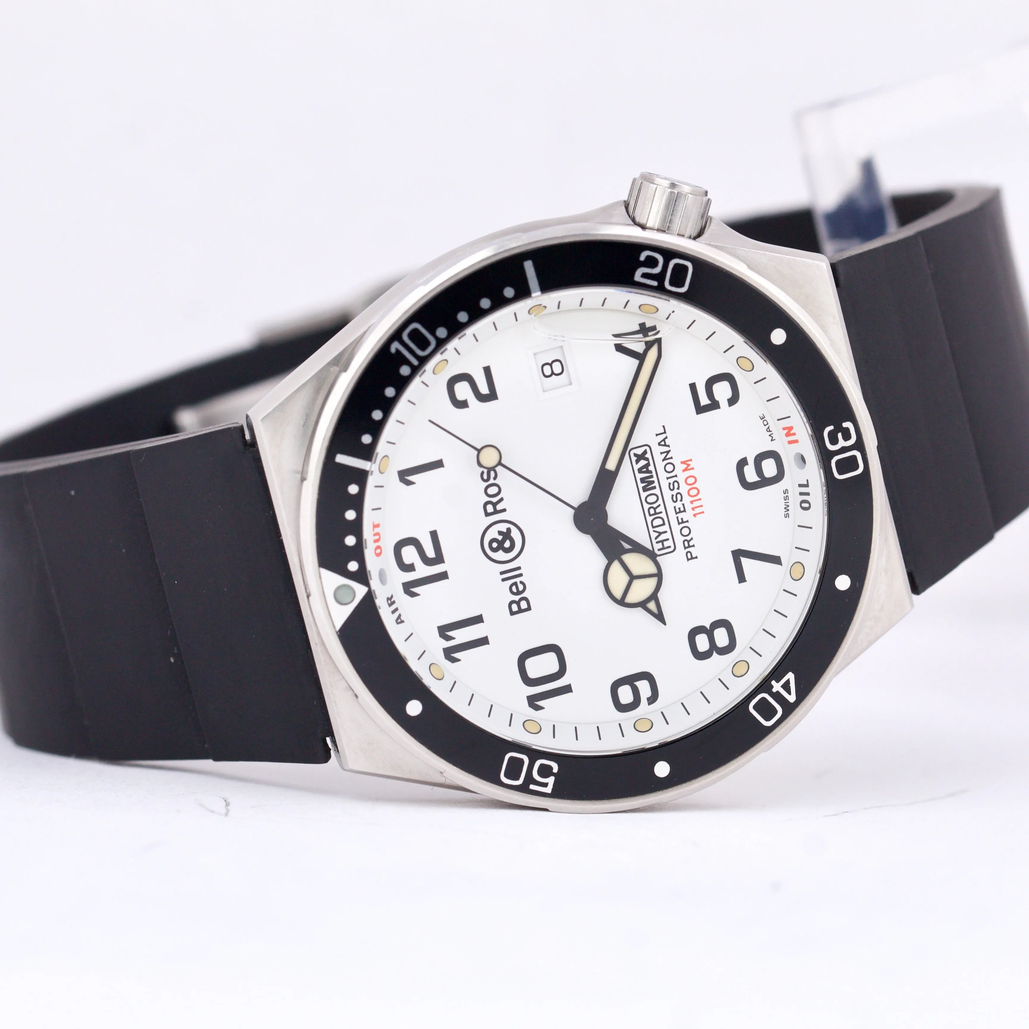 PAPERS Bell & Ross HydroMax Professional PAPERS Steel 39mm Quartz 11100M B P