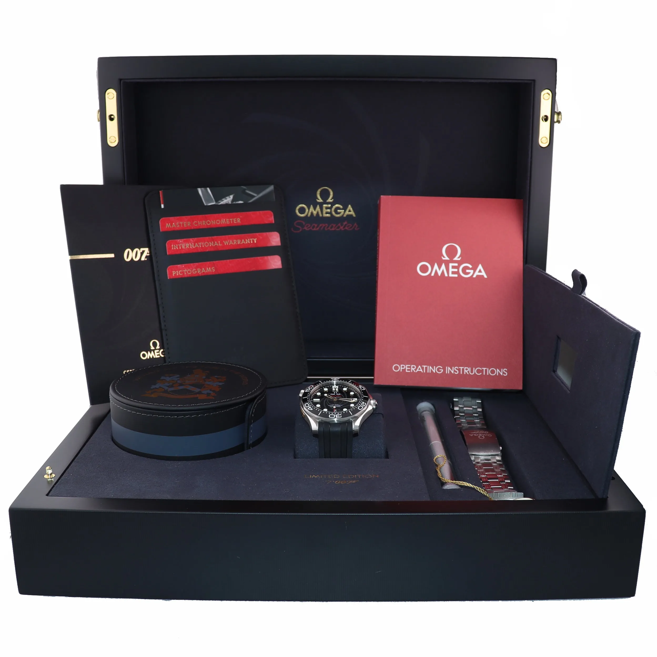 PAPERS NEW Omega Seamaster 300M 007 James Bond 210.22.42.20.01.004 Watch Box