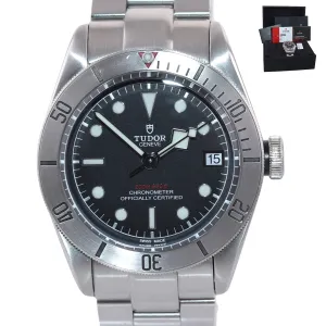 PAPERS Tudor Black Bay Steel 79730 Black Dial 41mm Dive Watch Box