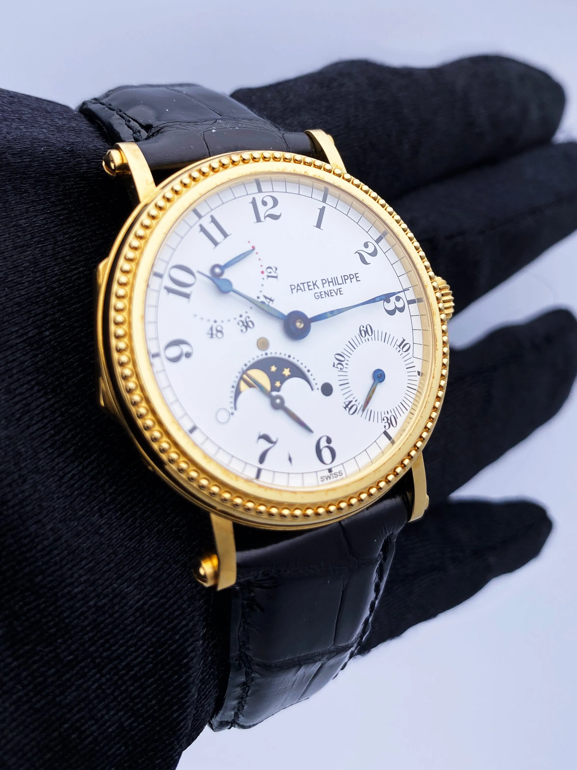 Patek Philippe Complications 5015 Moon Phase Mens Watch With Papers