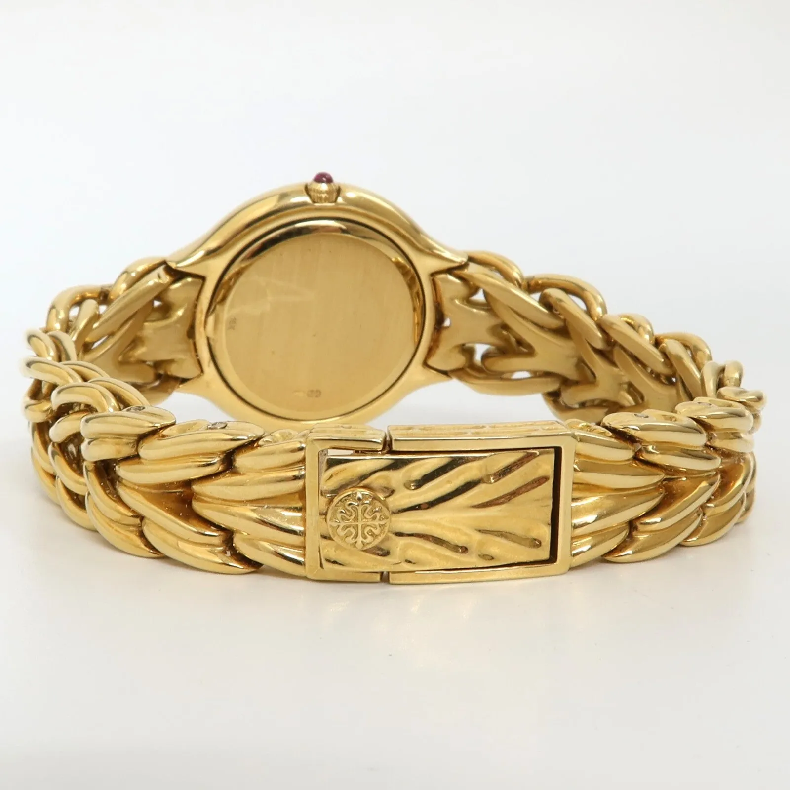 Patek Philippe La Flamme Solid 18kt Yellow Gold Factory Diamond Bezel 4836/3
