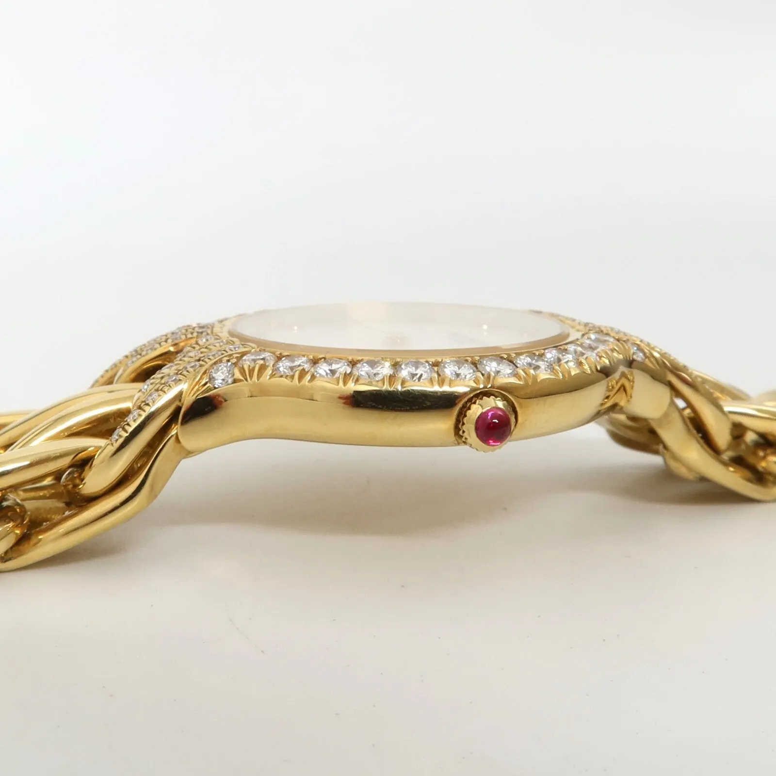 Patek Philippe La Flamme Solid 18kt Yellow Gold Factory Diamond Bezel 4836/3