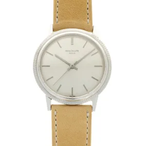 Patek Philippe White Gold Backwind Calatrava Ref. 3569