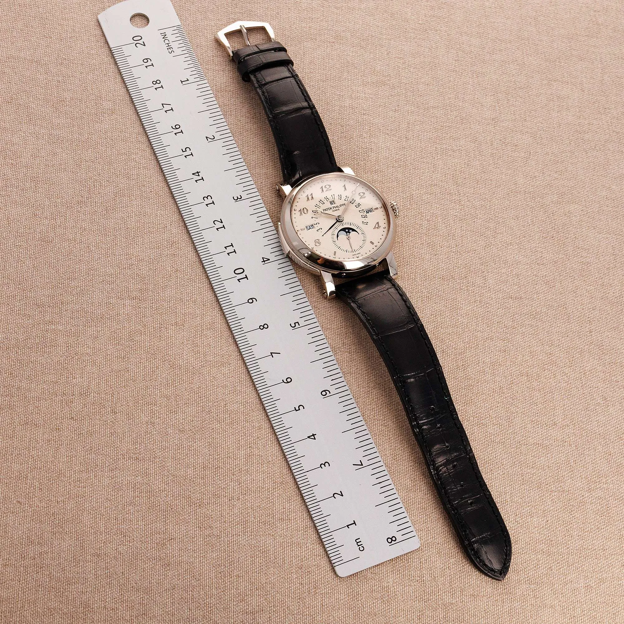 Patek Philippe White Gold Grand Complication Minute Repeater Watch Ref. 5213