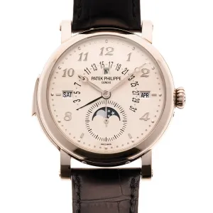 Patek Philippe White Gold Grand Complication Minute Repeater Watch Ref. 5213