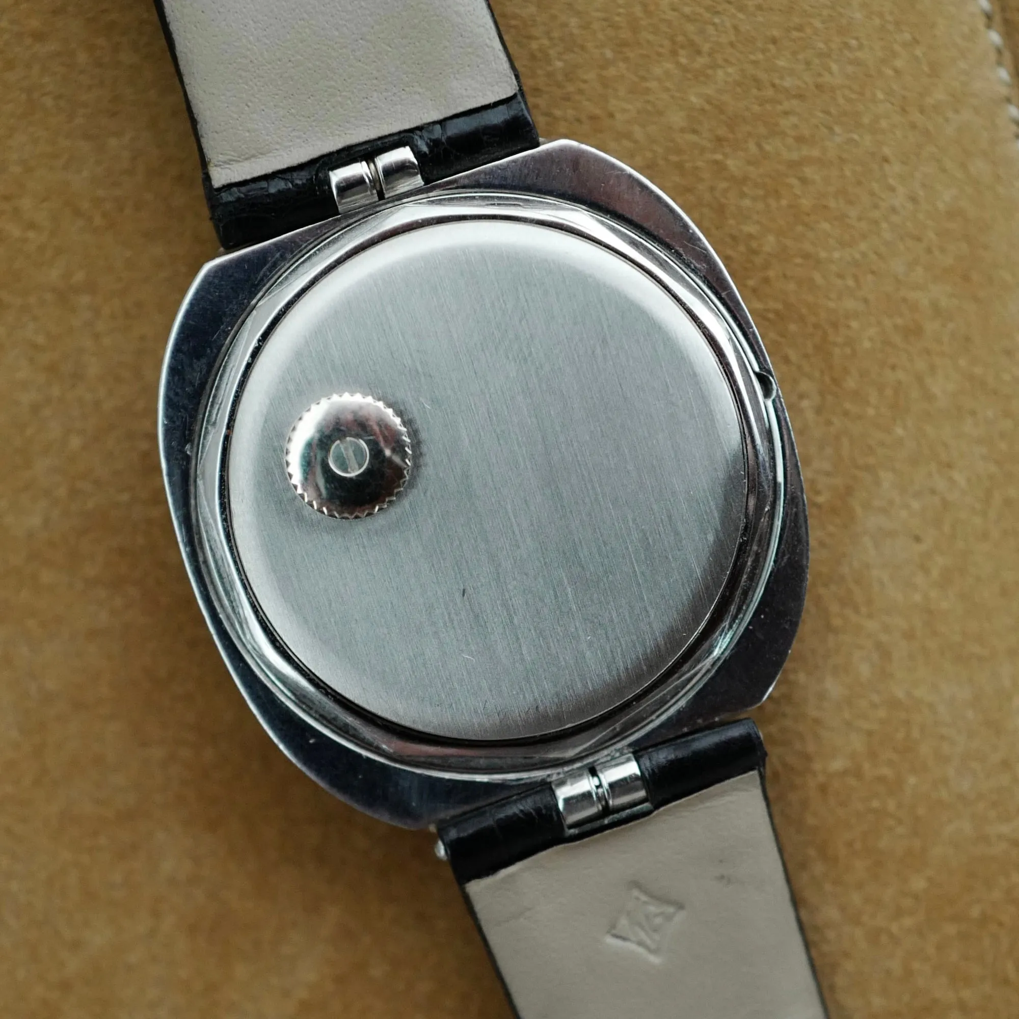 Patek Steel UFO Automatic Backwind Watch Ref. 3580 with Blue Dial (New Arrival)