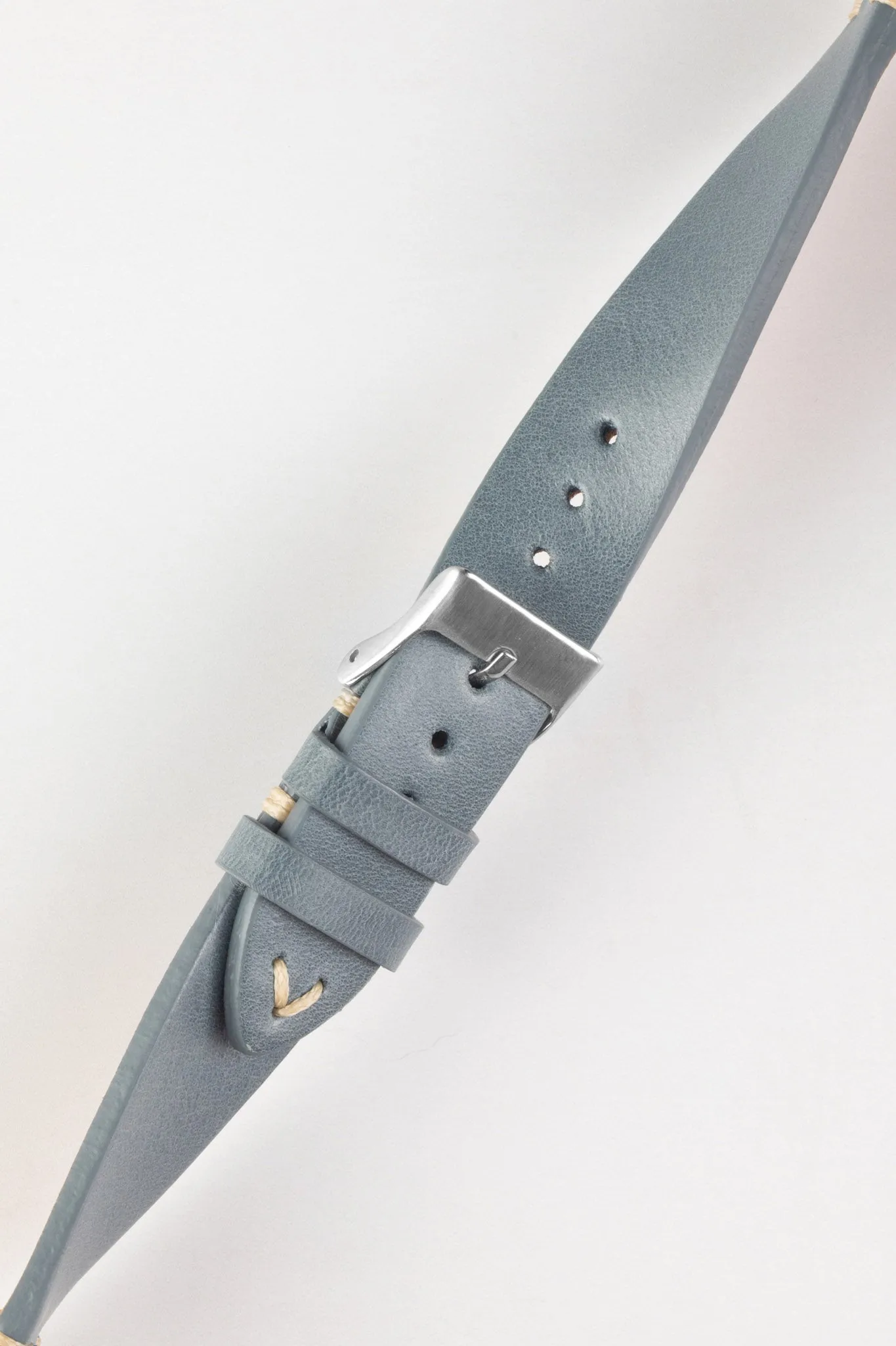 Pebro LEGACY Vintage Calfskin Leather Watch Strap in BLUE